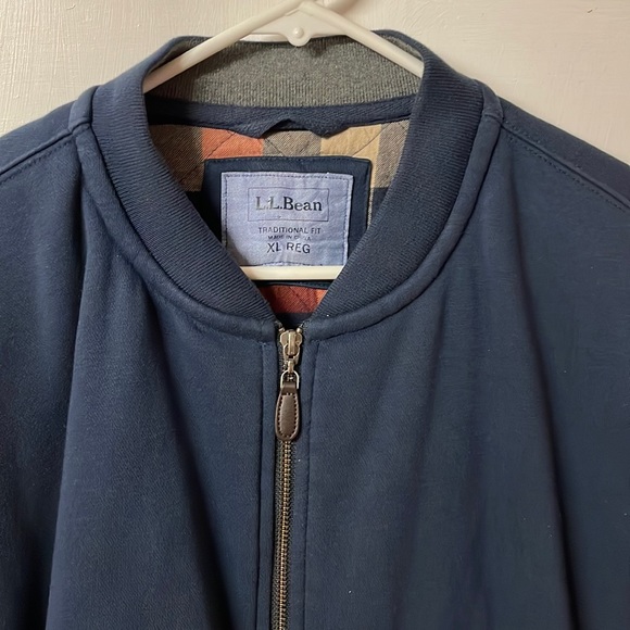 L.L. Bean Other - L.L. Bean full zip flannel lined jacket